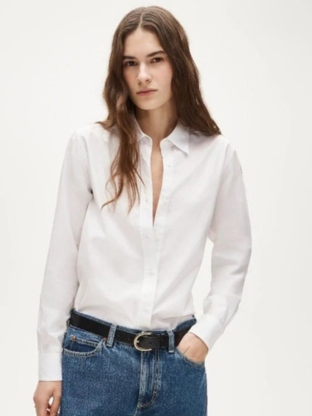 J. Crew White Jules Button Down Long Sleeve Shirt 00 NWT